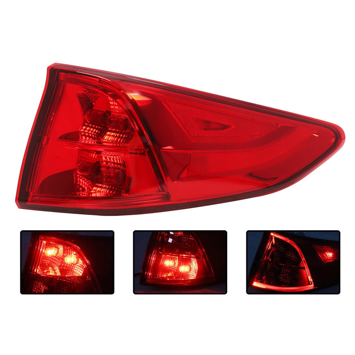 DURAFORCE 2018-2024 Honda Odyssey Right Passenger Outer Tail Light with Bulbs