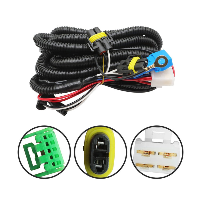 DURAFORCE Nissan Frontier 2020-2024 LED Front Bumper Fog Lights Lamps Replacement