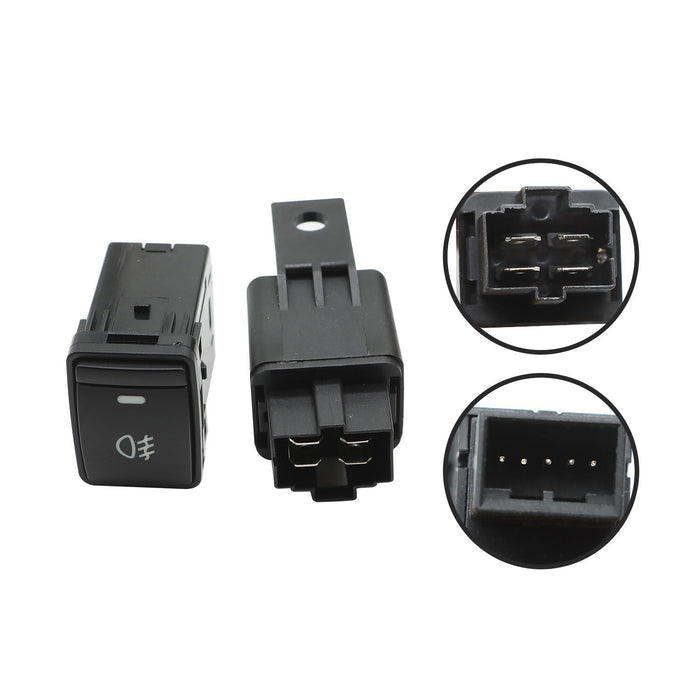 DURAFORCE Nissan Frontier 2020-2024 LED Front Bumper Fog Lights Lamps Replacement