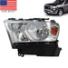 DURAFORCE 2019-2023 Dodge RAM 1500 Left Driver Chrome Halogen Headlight Headlamp