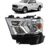 DURAFORCE 2019-2023 Dodge RAM 1500 Left Driver Chrome Halogen Headlight Headlamp