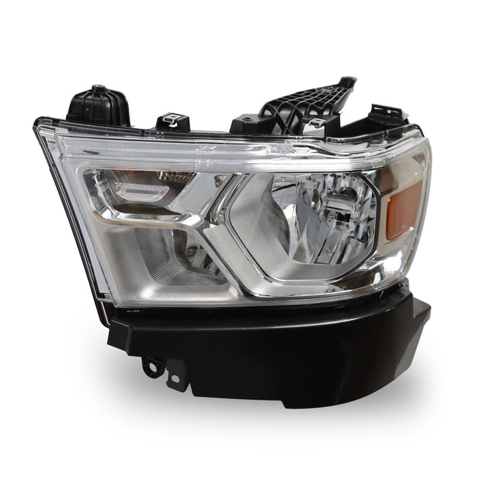 DURAFORCE 2019-2023 Dodge RAM 1500 Left Driver Chrome Halogen Headlight Headlamp
