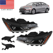DURAFORCE 2019-2020 Hyundai Elantra Halogen Headlight Pair Left & Right RH+LH