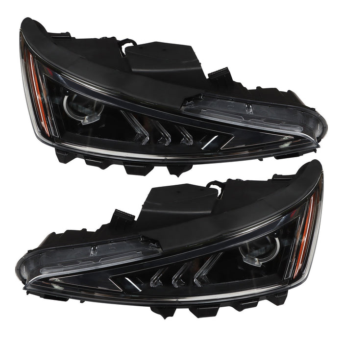 DURAFORCE 2019-2020 Hyundai Elantra Halogen Headlight Pair Left & Right RH+LH