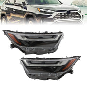 DURAFORCE 2022-2023 Toyota RAV4 XLE LED Headlight Assembly Left & Right Side Pair