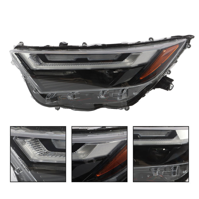 DURAFORCE 2022-2023 Toyota RAV4 XLE LED Headlight Assembly Left & Right Side Pair