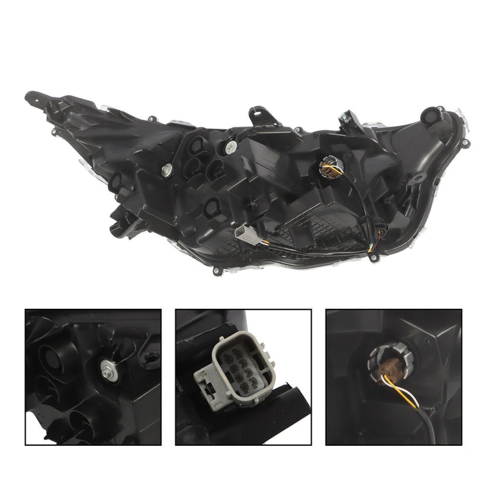 DURAFORCE 2022-2023 Toyota RAV4 XLE LED Headlight Assembly Left & Right Side Pair