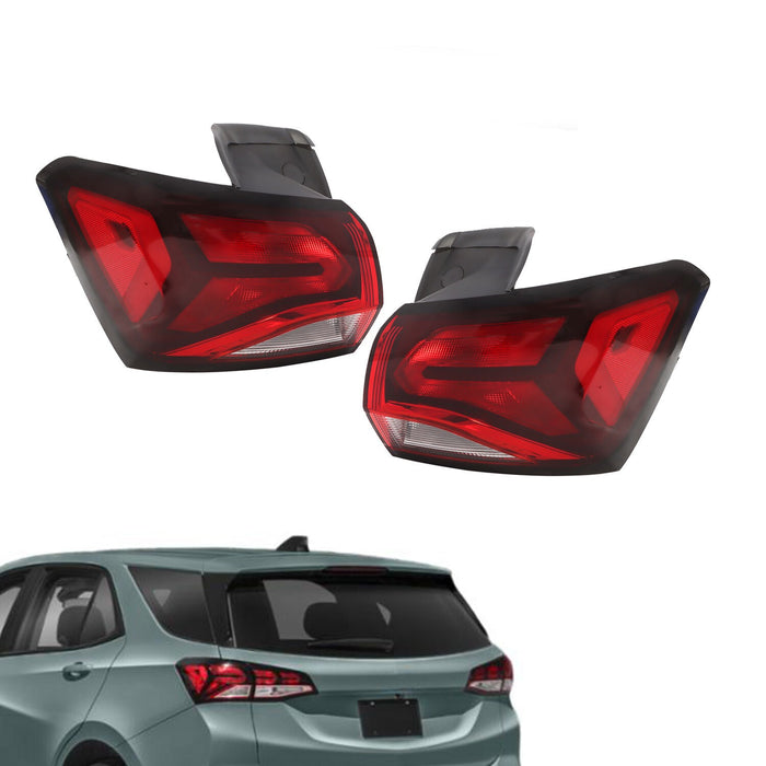 DURAFORCE 2022-2024 Chevy Equinox Halogen Outer Tail Lights Left & Right Lamps Set