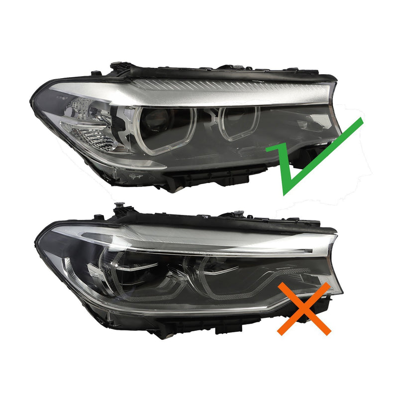 DURAFORCE 2017-2020 BMW 5 Series 530i 540i M5 G30 G31 Right Xenon Headlight