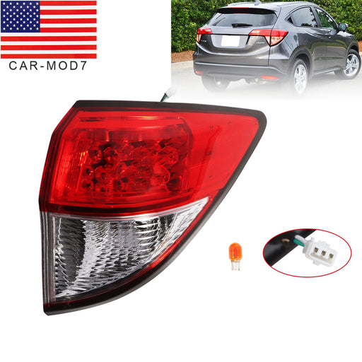 DURAFORCE 2019-2022 Honda HRV Outer Red LED Tail Light Passenger Side Lamp