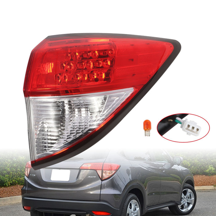 DURAFORCE 2019-2022 Honda HRV Outer Red LED Tail Light Passenger Side Lamp