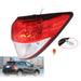 DURAFORCE 2019-2022 Honda HRV Outer Red LED Tail Light Passenger Side Lamp