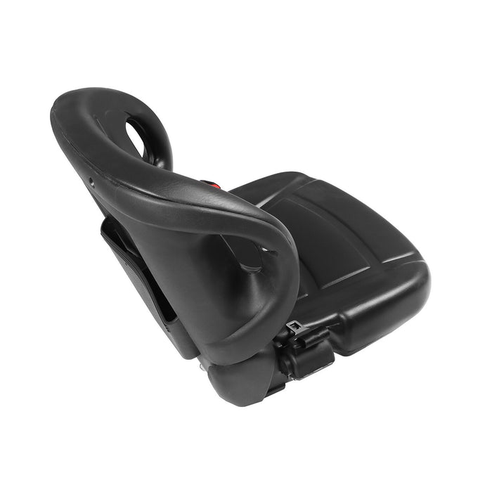 DURAFORCE Forklift Seat with Seatbelt Adjustable Backrest Durable Replacement Part
