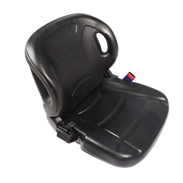 DURAFORCE Forklift Seat with Seatbelt Adjustable Backrest Durable Replacement Part