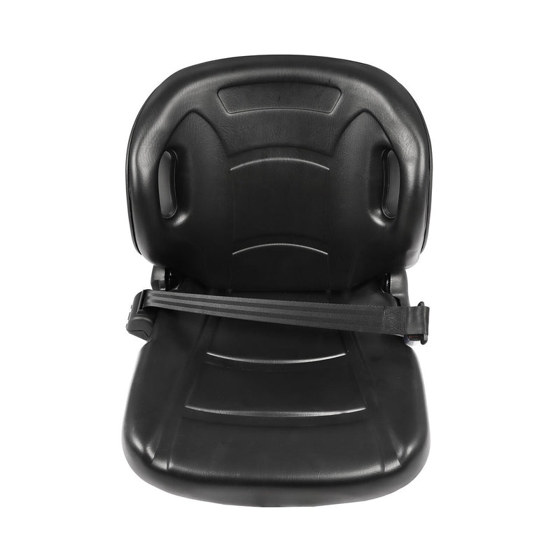 DURAFORCE Forklift Seat with Seatbelt Adjustable Backrest Durable Replacement Part