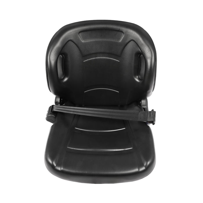 DURAFORCE Forklift Seat with Seatbelt Adjustable Backrest Durable Replacement Part