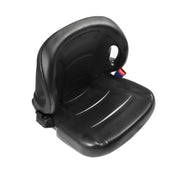DURAFORCE Forklift Seat with Seatbelt Adjustable Backrest Durable Replacement Part