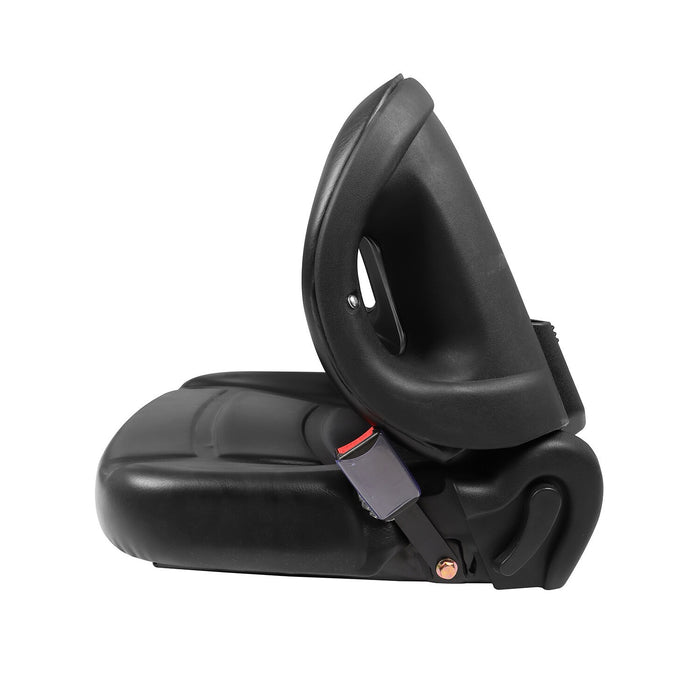 DURAFORCE Forklift Seat with Seatbelt Adjustable Backrest Durable Replacement Part