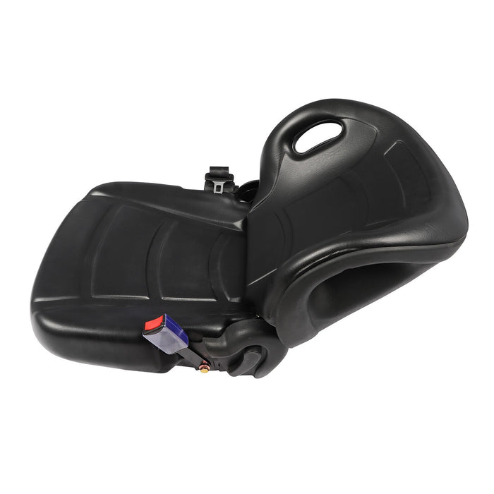 DURAFORCE Forklift Seat with Seatbelt Adjustable Backrest Durable Replacement Part