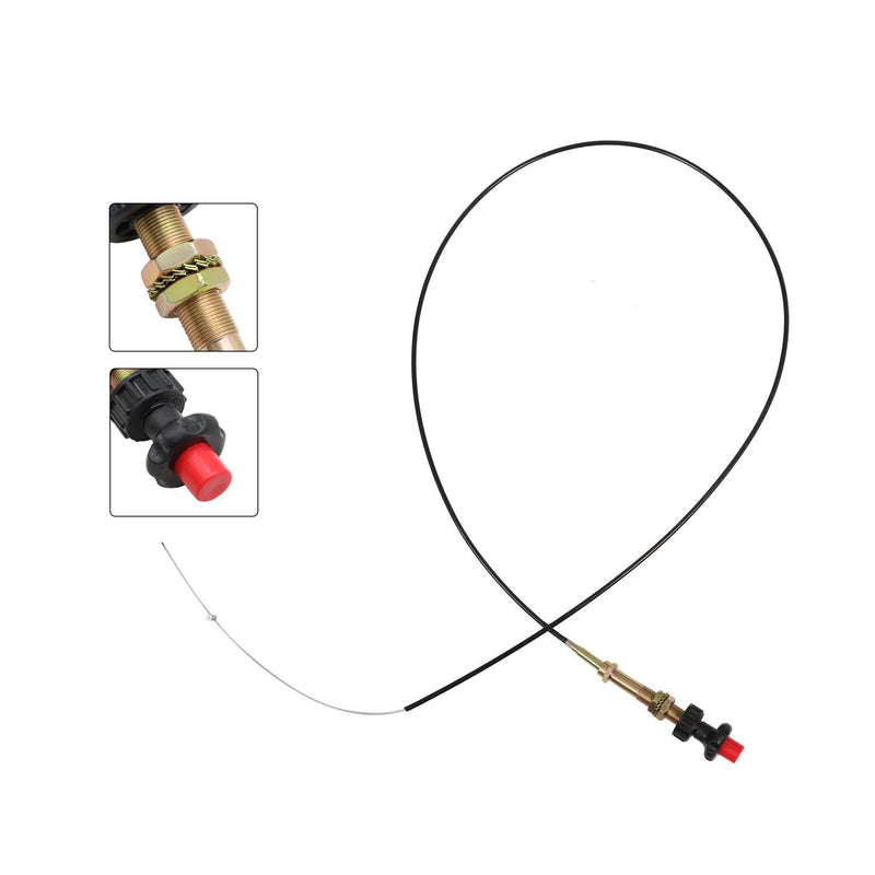 DURAFORCE VCGTX06 6FT Heavy Duty Vernier Locking Throttle Cable for Truck Equipment