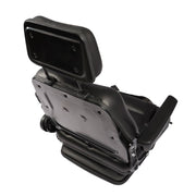 DURAFORCE Adjustable Forklift Tractor Seat with Suspension, Backrest, Armrest & Safety Bel
