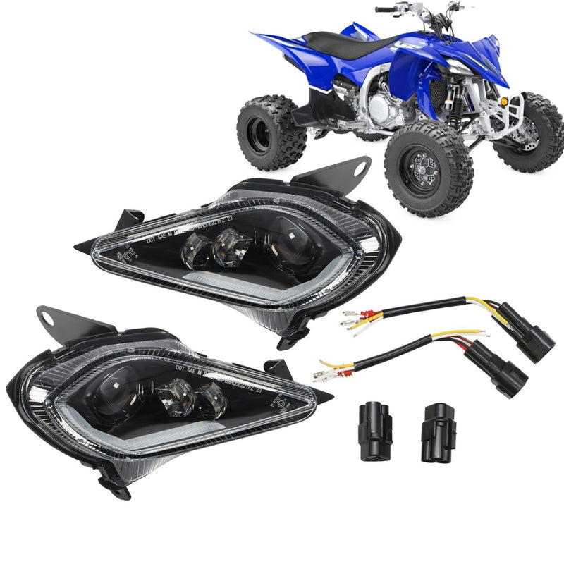 DURAFORCE Yamaha YFZ 450 700 Raptor LED Headlights DRL Turn Signal 2006-2023