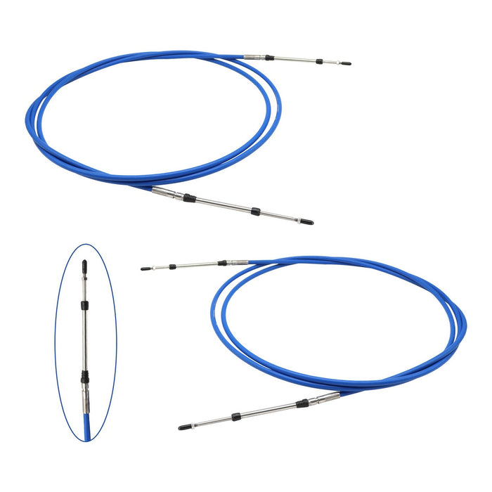 DURAFORCE YAMAHA Boat Throttle Control Cable 2X 12FT 33C Universal Lever NEW