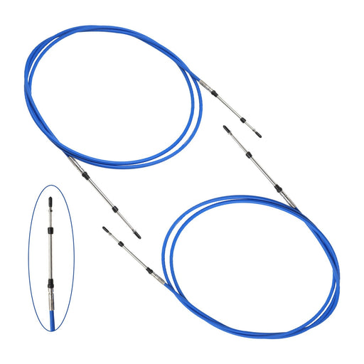 DURAFORCE YAMAHA Boat Throttle Control Cable 2X 12FT 33C Universal Lever NEW