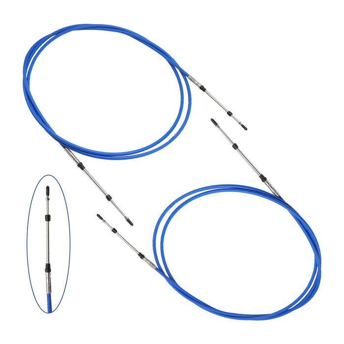 DURAFORCE YAMAHA Boat Throttle Control Cable 2X 12FT 33C Universal Lever NEW