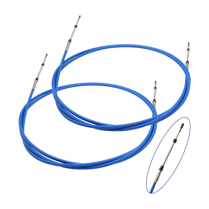 DURAFORCE YAMAHA Boat Throttle Control Cable 2X 12FT 33C Universal Lever NEW