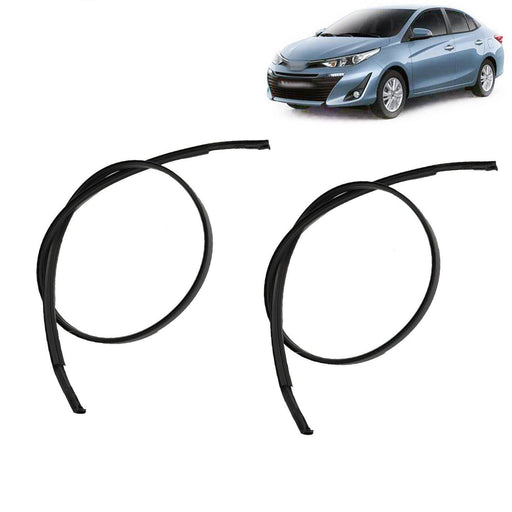 DURAFORCE Toyota Yaris 2007-2011 Sedan Left Right Roof Drip Molding Weatherstrip Set