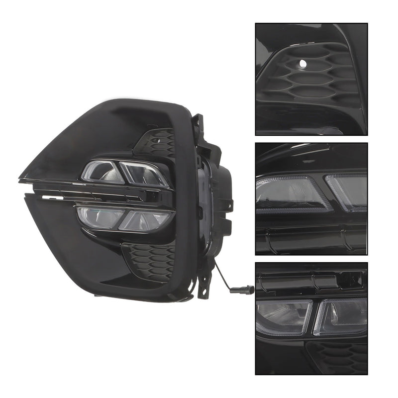 DURAFORCE Kia Sportage 2020-2021 Front LED White Fog Lamp DRL LH RH Replacement