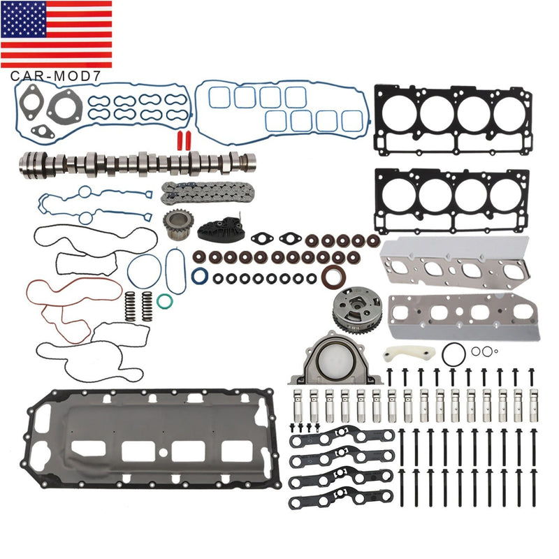 DURAFORCE Dodge Ram 1500 5.7L Hemi 09-19 MDS Camshaft Lifters Gaskets Timing Chain Kit
