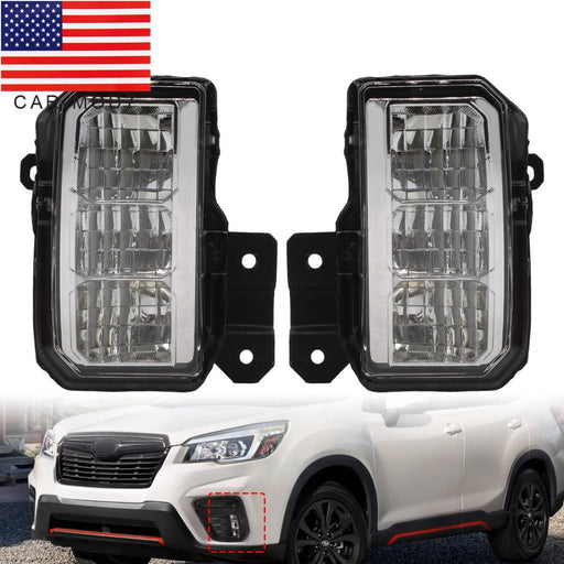 DURAFORCE Subaru Forester 2019-2021 LED Front Fog Lights Bumper Driving Lamp LH+RH