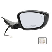 DURAFORCE Right Side Door Mirror for 2023-2024 Accord Hybrid Sport with Blind Spot Sensor