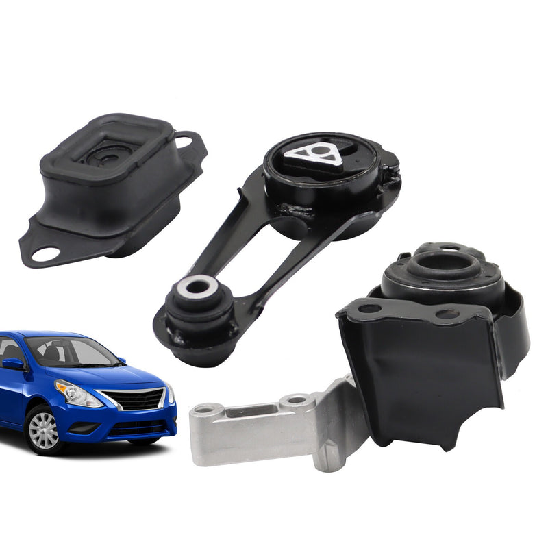DURAFORCE Nissan Versa Versa Note 2012-19 Motor & Transmission Mounts 9828 9671 9678