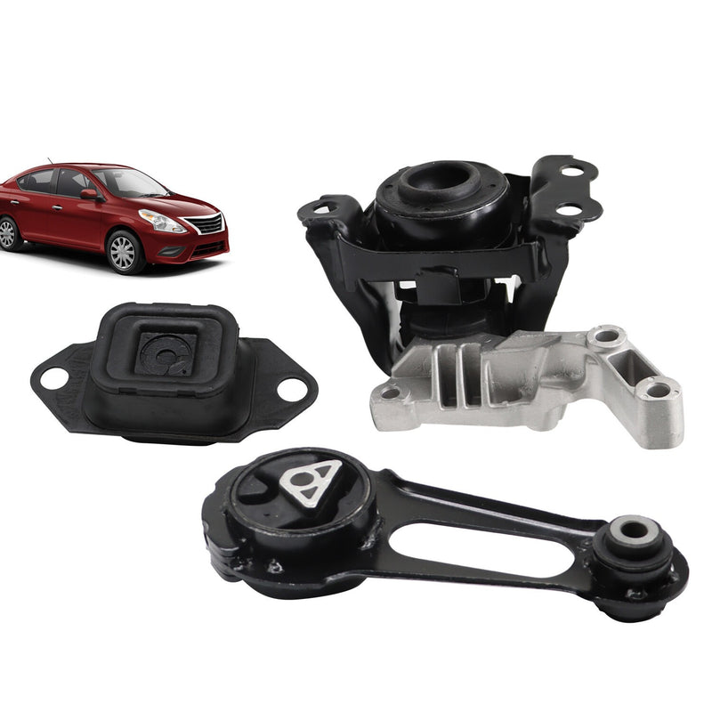 DURAFORCE Nissan Versa Versa Note 2012-19 Motor & Transmission Mounts 9828 9671 9678