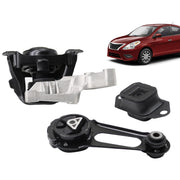 DURAFORCE Nissan Versa Versa Note 2012-19 Motor & Transmission Mounts 9828 9671 9678