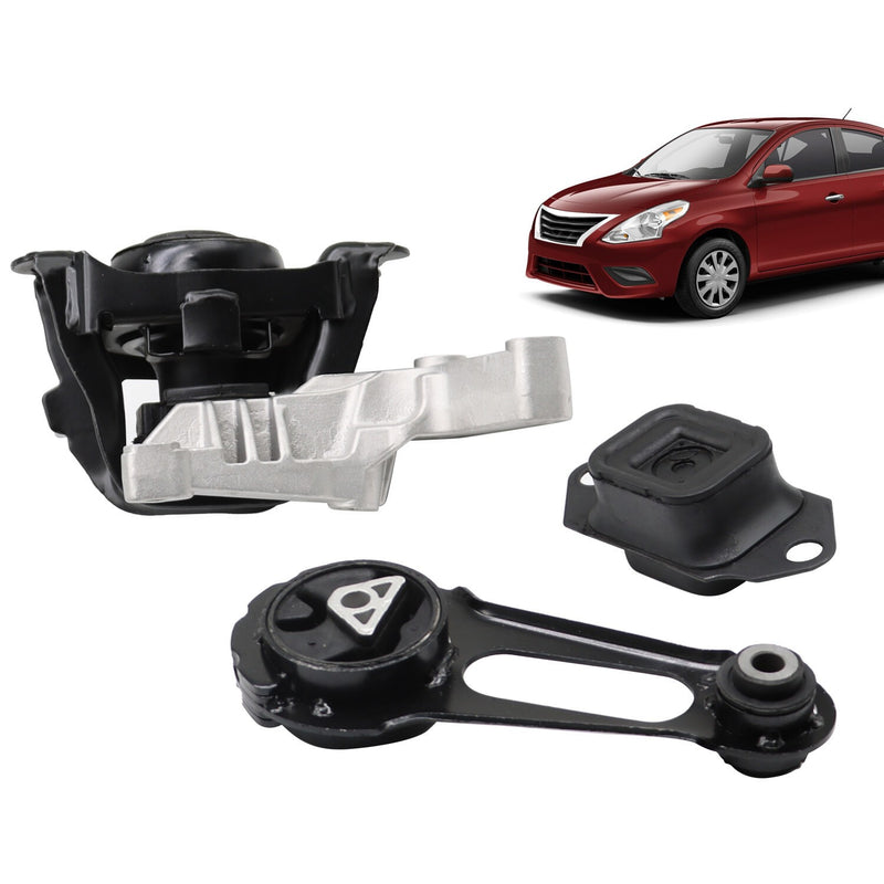 DURAFORCE Nissan Versa Versa Note 2012-19 Motor & Transmission Mounts 9828 9671 9678