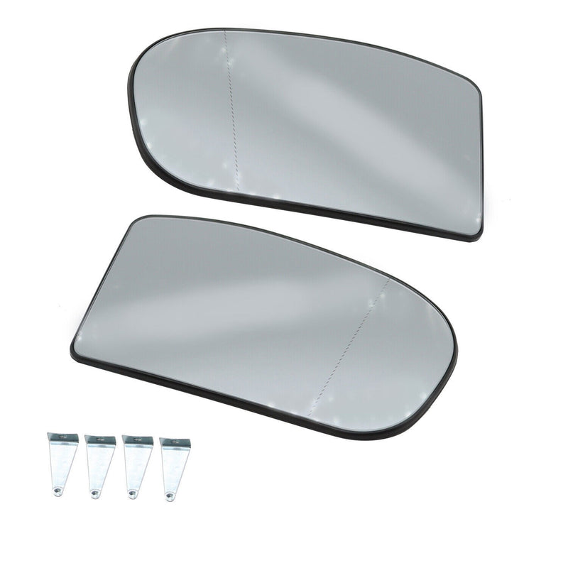 DURAFORCE Mercedes C&E Class W211 W203 Heated Side Mirror Glass Left & Right 2001-07