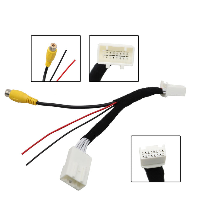DURAFORCE Scion Toyota Reverse Backup Camera T-Harness for Car Radio Stereo Rear View