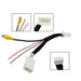 DURAFORCE Scion Toyota Reverse Backup Camera T-Harness for Car Radio Stereo Rear View