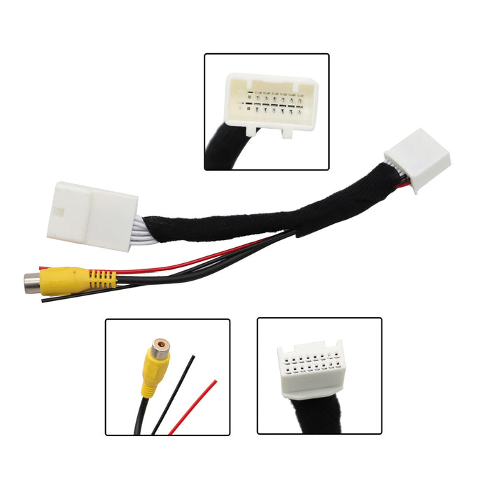 DURAFORCE Scion Toyota Reverse Backup Camera T-Harness for Car Radio Stereo Rear View