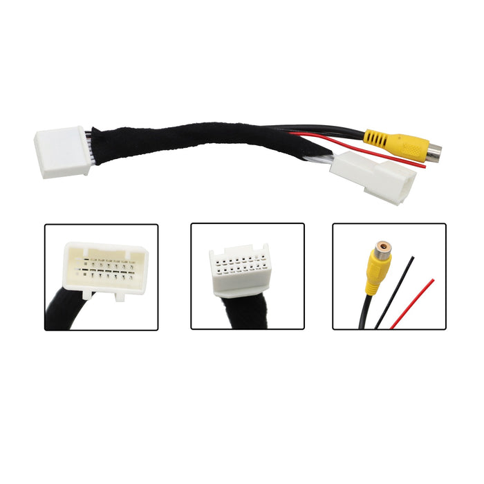 DURAFORCE Scion Toyota Reverse Backup Camera T-Harness for Car Radio Stereo Rear View