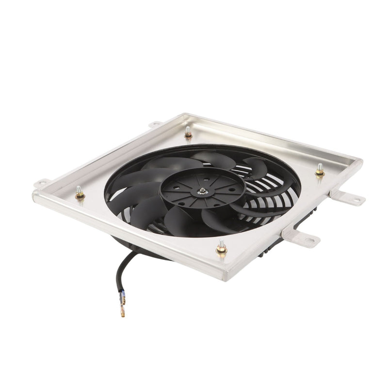 DURAFORCE Aluminum Radiator Shroud & 12" Fan for 1992-2000 Honda Civic EG EK DX EX