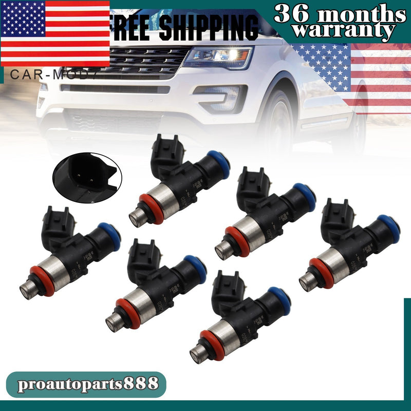 DURAFORCE New Fuel Injector for Ford Explorer Edge F-150 Mustang Lincoln MKS MKZ 2012-15