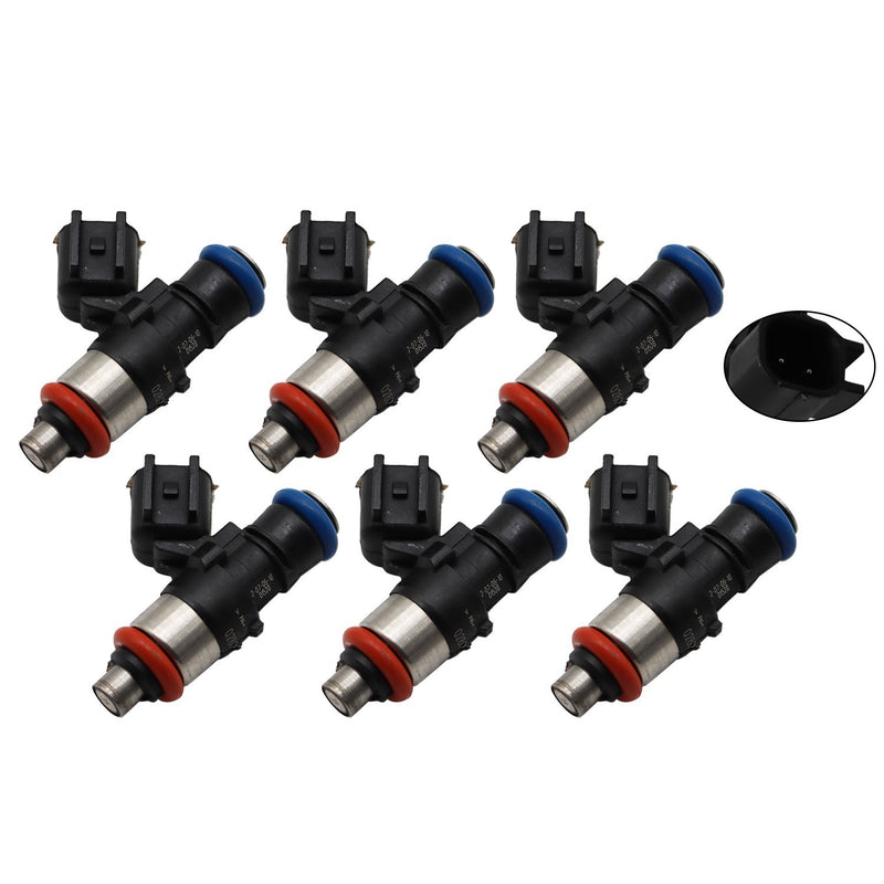 DURAFORCE New Fuel Injector for Ford Explorer Edge F-150 Mustang Lincoln MKS MKZ 2012-15