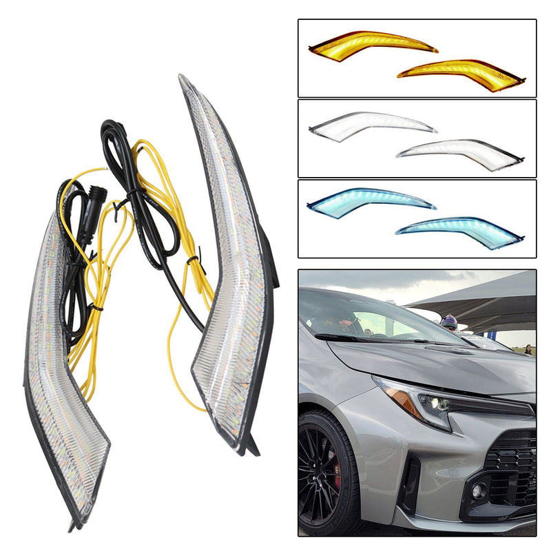 DURAFORCE Toyota Corolla 2020-2023 LED Daytime Running Fog Lights DRL L LE XLE
