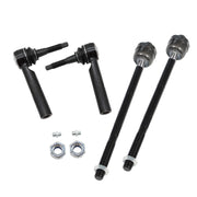 DURAFORCE 4PCS Front Inner & Outer Tie Rods for Escalade Silverado Sierra Tahoe Yukon
