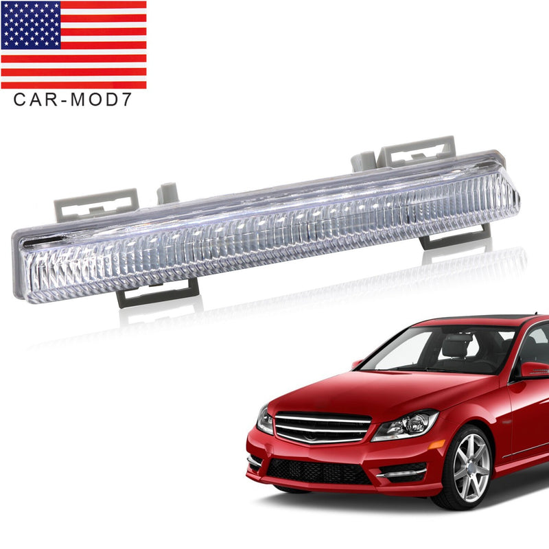 DURAFORCE LED Fog Light Daytime Running Lamp Left Driver Side for Mercedes C250 C350 2012-